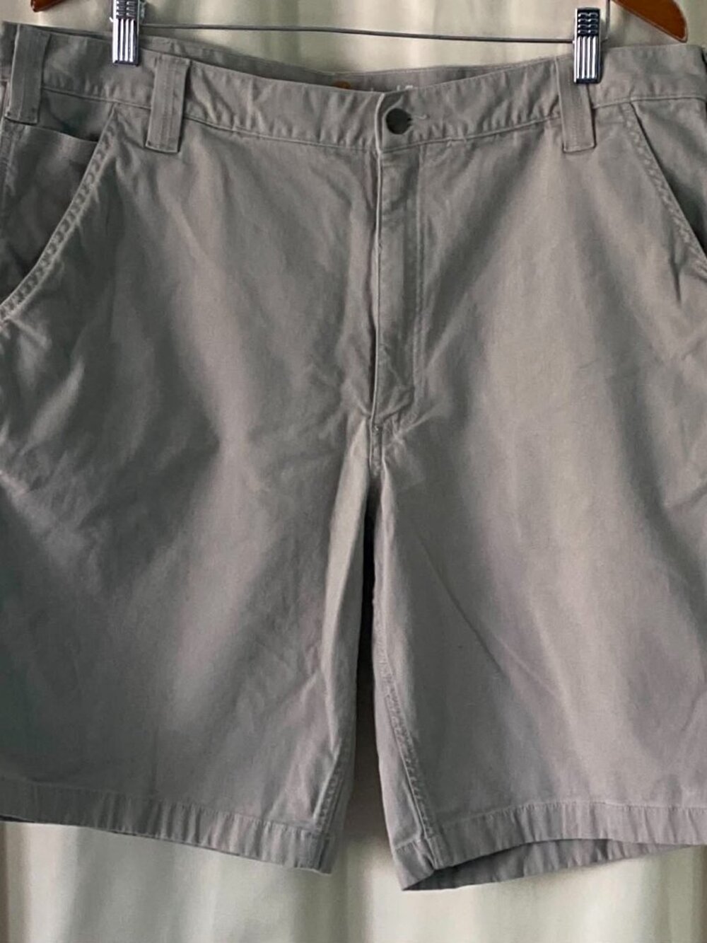 Carhartt Shorts Men's 40 Cargo Tan Casual Work Vacay Logo Utility